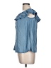 Velvet Heart Blue Sleeveless Blouse Size L - photo 5