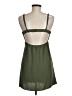 Originality 100% Polyester Solid Green Casual Dress Size M - photo 2