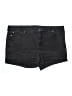 Torrid Solid Black Denim Shorts Size 28 - photo 1