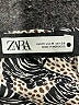 Zara Animal Print Black Casual Skirt Size M - photo 4