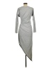Selfie Leslie 100% Polyester Gray Casual Dress Size L - photo 2