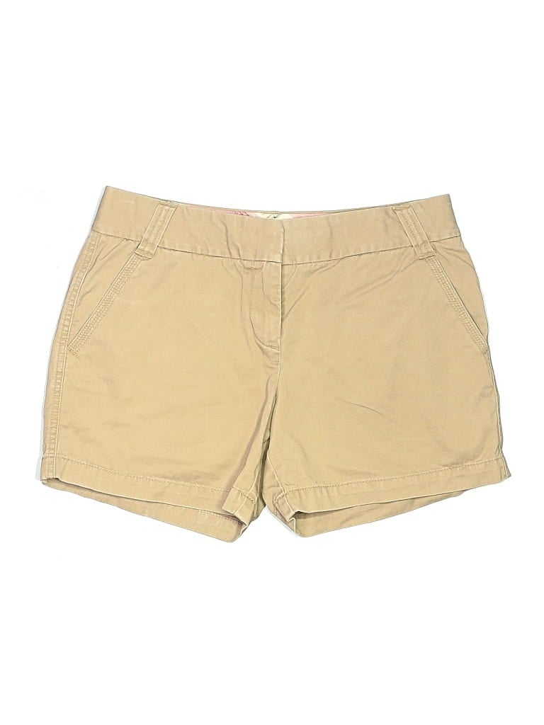 Pre-owned Jcrew Khaki Shorts In Tan