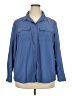 Eddie Bauer 100% Nylon Blue Long Sleeve Button-Down Shirt Size 2X - photo 1