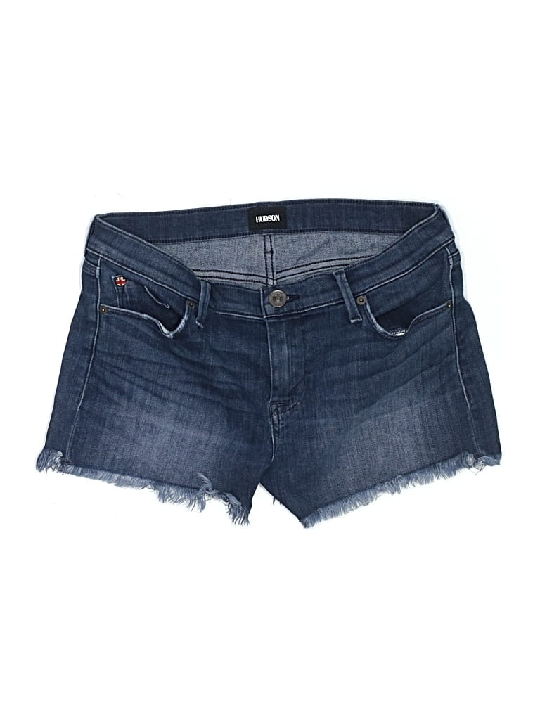 Pre-owned Hudson Denim Shorts In Blue