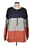 Misslook 100% Cotton Color Block Orange Sweatshirt Size L - photo 1