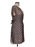 Tulle 100% Polyester Graphic Gray Cocktail Dress Size L - photo 4