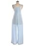 Halara 100% Polyester Checkered-gingham Blue Jumpsuit Size M - photo 2