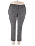 Lane Bryant Polka Dots Gray Active Pants Size 18 - photo 1