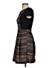 Dina Be Houndstooth Black Cocktail Dress Size S - photo 5