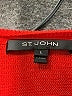 St. John Red Sleeveless Top Size L - photo 7
