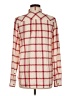 J.Crew Plaid Red Long Sleeve Blouse Size 8 - photo 2