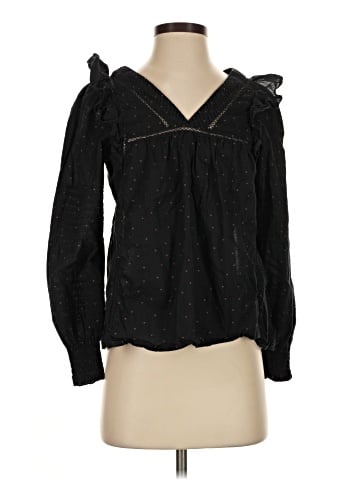 Madewell Voile Ruffled Pintuck Top (view 1)