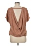 Express One Eleven Brown Short Sleeve Top Size M - photo 2