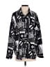 Shein Print Black Long Sleeve Blouse Size XS - photo 1