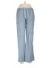 Assorted Brands 100% Cotton Stripes Blue Casual Pants Size M - photo 1