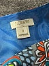 J.Crew Factory Store 100% Polyester Blue Kimono Size 8 - photo 7