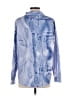 Cider 100% Polyester Print Blue Long Sleeve Blouse Size XS - photo 2