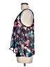 Material Girl Teal Purple Sleeveless Blouse Size L - photo 5