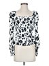 Dizzy Lizzy White Long Sleeve Blouse Size S - photo 1