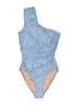 J.Crew Solid Blue One Piece Swimsuit Size 20 - photo 1