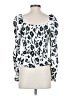 Dizzy Lizzy White Long Sleeve Blouse Size S - photo 2