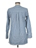 Old Navy Stripes Blue Long Sleeve Blouse Size M - photo 2