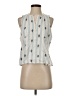 Boteh Blue Sleeveless Blouse Size 2 - photo 1