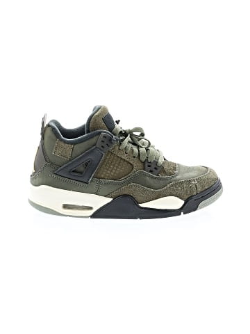 Air Jordan 4 Retro SE 'Craft Medium Olive (GS)' Sneakers (view 1)