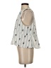 Boteh Blue Sleeveless Blouse Size 2 - photo 5