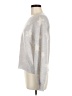 Aqua 100% Cashmere Stars Silver Cashmere Pullover Sweater Size M - photo 5
