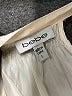 Bebe Solid Ivory Sleeveless Blouse Size L - photo 7