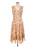 Jonathan Martin 100% Polyester Paisley Tan Cocktail Dress Size 12 - photo 1