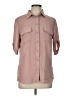Lulus 100% Polyester Solid Pink 3/4 Sleeve Blouse Size L - photo 1