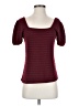 Beacon Burgundy Short Sleeve Top Size S - photo 1