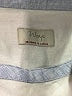 Wrap 100% Linen Color Block White Long Sleeve Blouse Size 16 - photo 7