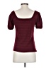 Beacon Burgundy Short Sleeve Top Size S - photo 2