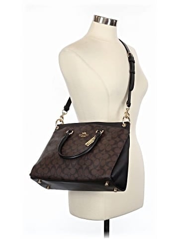 Coach Factory Leather Satchel (view 2)