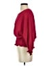 Vince Camuto 100% Polyester Red 3/4 Sleeve Top Size S - photo 5