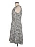 Elle Floral White Gray Casual Dress Size M - photo 5