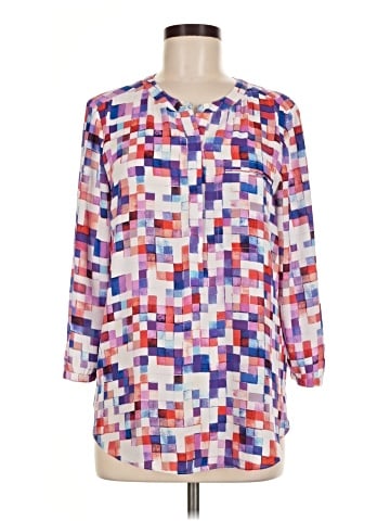 Not Your Daughter's Jeans 3/4 Sleeve Blouse (view 1)