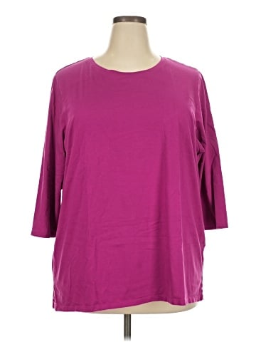 Lands' End 3/4 Sleeve T-Shirt (view 1)