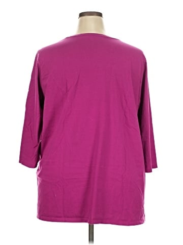 Lands' End 3/4 Sleeve T-Shirt (view 2)
