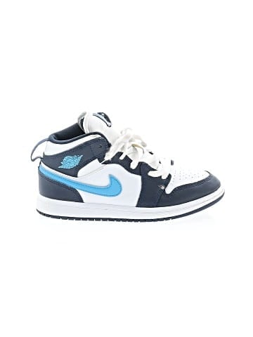 Air Jordan 1 Mid 'Obsidian Dark Powder Blue (PS)' Sneakers (view 1)