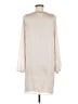 M.S.S.P. 100% Polyester Ivory Casual Dress Size M - photo 2