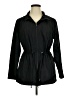 Pure Energy 100% Polyester Black Trenchcoat Size 1X Plus - photo 1