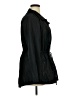 Pure Energy 100% Polyester Black Trenchcoat Size 1X Plus - photo 4