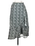 Wishlist 100% Polyester Paisley Teal Casual Skirt Size S - photo 1