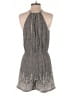 Ranna Gill 100% Viscose Metallic Silver Romper Size M - photo 2