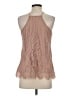 Miami 100% Nylon Tan Sleeveless Blouse Size XS - photo 2
