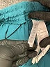 Fabletics Solid Teal Casual Pants Size XL - photo 7